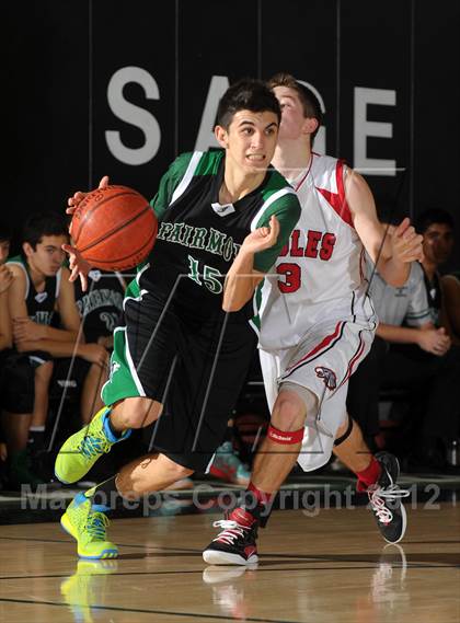Thumbnail 1 in Fairmont Prep vs. Arrowhead Christian (Ueberroth Hoop Classic) photogallery.