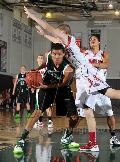 Thumbnail 2 in Fairmont Prep vs. Arrowhead Christian (Ueberroth Hoop Classic) photogallery.