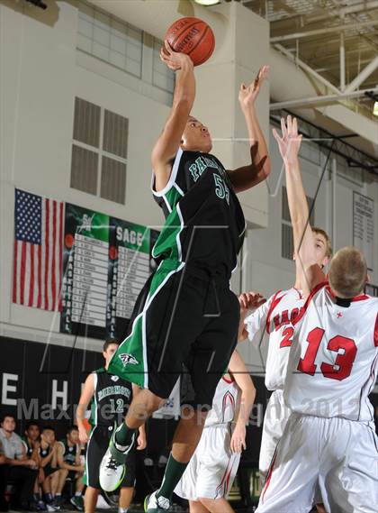 Thumbnail 3 in Fairmont Prep vs. Arrowhead Christian (Ueberroth Hoop Classic) photogallery.