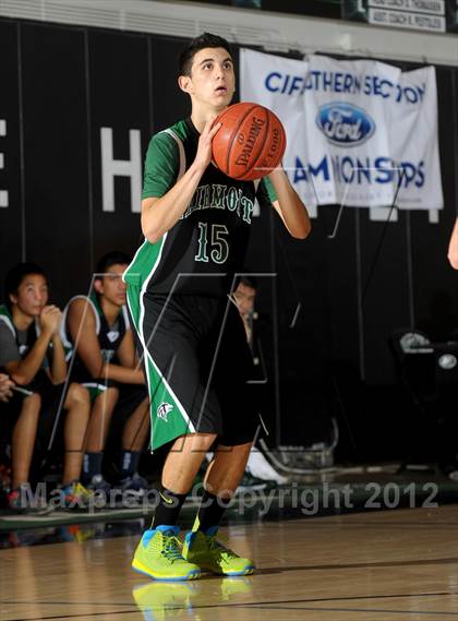 Thumbnail 2 in Fairmont Prep vs. Arrowhead Christian (Ueberroth Hoop Classic) photogallery.