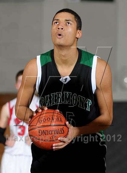 Thumbnail 2 in Fairmont Prep vs. Arrowhead Christian (Ueberroth Hoop Classic) photogallery.