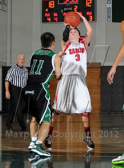 Thumbnail 2 in Fairmont Prep vs. Arrowhead Christian (Ueberroth Hoop Classic) photogallery.