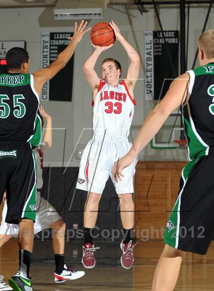 Thumbnail 1 in Fairmont Prep vs. Arrowhead Christian (Ueberroth Hoop Classic) photogallery.