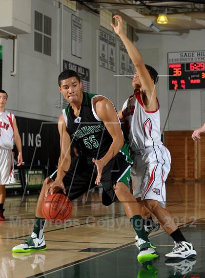 Thumbnail 3 in Fairmont Prep vs. Arrowhead Christian (Ueberroth Hoop Classic) photogallery.