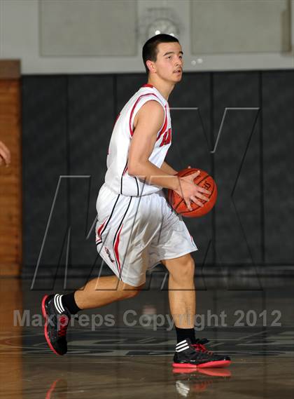 Thumbnail 2 in Fairmont Prep vs. Arrowhead Christian (Ueberroth Hoop Classic) photogallery.