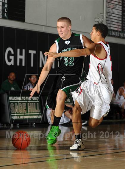 Thumbnail 1 in Fairmont Prep vs. Arrowhead Christian (Ueberroth Hoop Classic) photogallery.