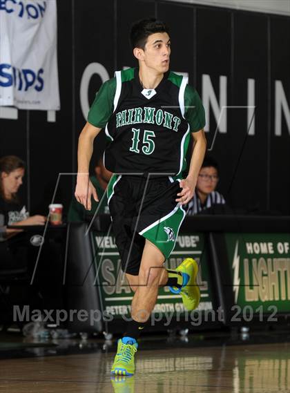Thumbnail 1 in Fairmont Prep vs. Arrowhead Christian (Ueberroth Hoop Classic) photogallery.