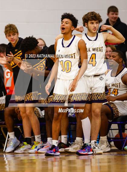 Thumbnail 1 in Creighton Prep vs. Bellevue West (Metro Tournament Final) photogallery.