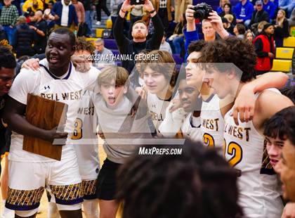 Thumbnail 2 in Creighton Prep vs. Bellevue West (Metro Tournament Final) photogallery.