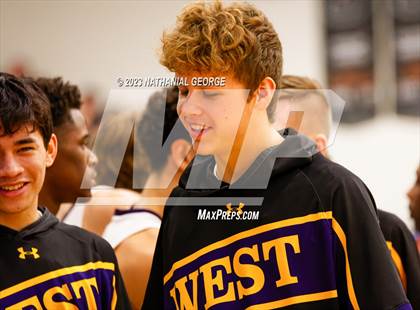 Thumbnail 3 in Creighton Prep vs. Bellevue West (Metro Tournament Final) photogallery.