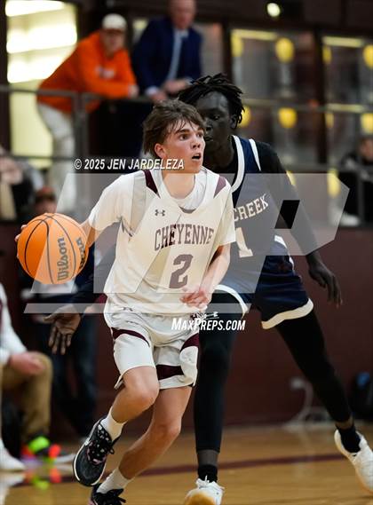 Thumbnail 3 in Sand Creek vs. Cheyenne Mountain (CHSAA 5A Sweet Sixteen) photogallery.