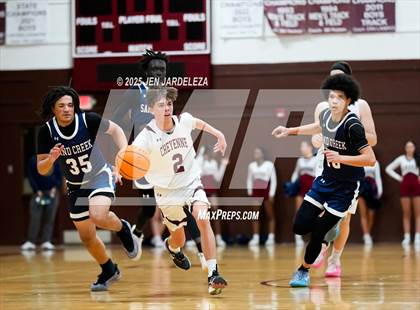 Thumbnail 2 in Sand Creek vs. Cheyenne Mountain (CHSAA 5A Sweet Sixteen) photogallery.