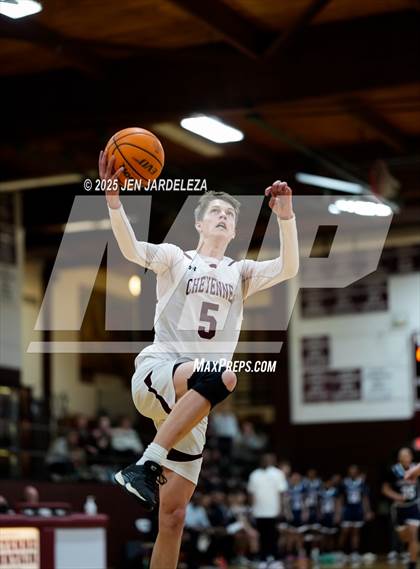 Thumbnail 2 in Sand Creek vs. Cheyenne Mountain (CHSAA 5A Sweet Sixteen) photogallery.