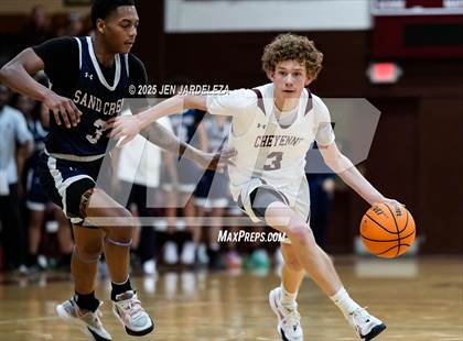 Thumbnail 3 in Sand Creek vs. Cheyenne Mountain (CHSAA 5A Sweet Sixteen) photogallery.