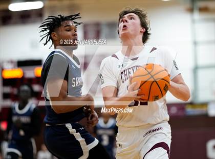 Thumbnail 2 in Sand Creek vs. Cheyenne Mountain (CHSAA 5A Sweet Sixteen) photogallery.