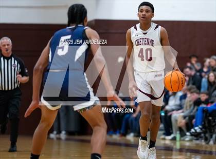 Thumbnail 2 in Sand Creek vs. Cheyenne Mountain (CHSAA 5A Sweet Sixteen) photogallery.