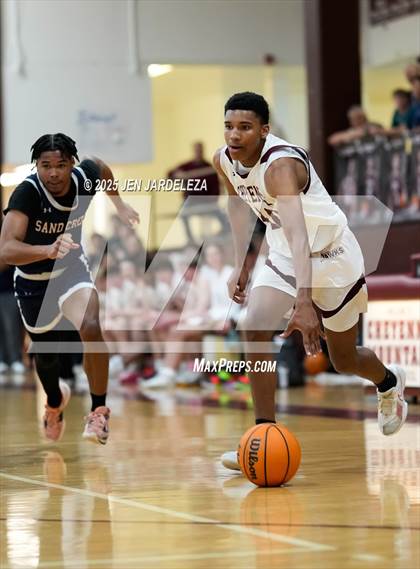 Thumbnail 3 in Sand Creek vs. Cheyenne Mountain (CHSAA 5A Sweet Sixteen) photogallery.