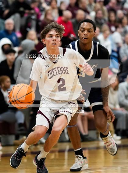 Thumbnail 3 in Sand Creek vs. Cheyenne Mountain (CHSAA 5A Sweet Sixteen) photogallery.
