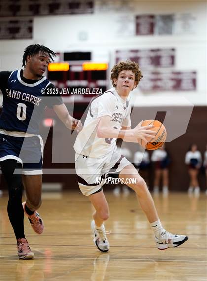 Thumbnail 2 in Sand Creek vs. Cheyenne Mountain (CHSAA 5A Sweet Sixteen) photogallery.