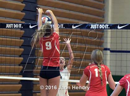 Thumbnail 1 in Cathedral Catholic vs. Harvard-Westlake (Durango Fall Classic) photogallery.