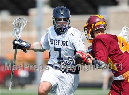 Thumbnail 3 in Mendon/Sutherland vs. Ithaca (NYSPHSAA Class A Semifinal) photogallery.