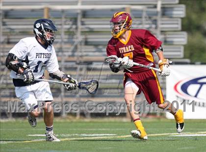 Thumbnail 3 in Mendon/Sutherland vs. Ithaca (NYSPHSAA Class A Semifinal) photogallery.