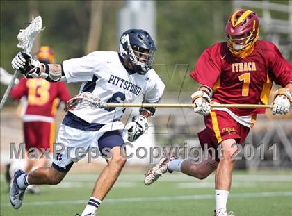 Thumbnail 3 in Mendon/Sutherland vs. Ithaca (NYSPHSAA Class A Semifinal) photogallery.