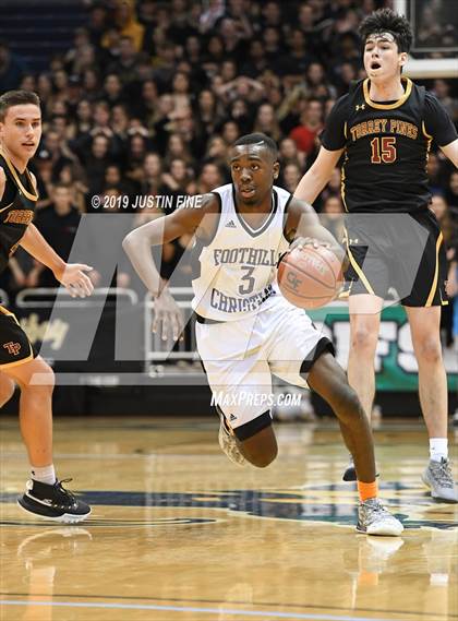 Thumbnail 2 in Torrey Pines vs. Foothills Christian (CIF SDS Open Final) photogallery.