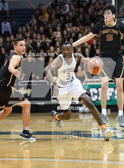 Thumbnail 1 in Torrey Pines vs. Foothills Christian (CIF SDS Open Final) photogallery.
