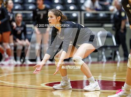 Thumbnail 1 in Crawford vs. Iola (UIL 2A Volleyball Final) photogallery.
