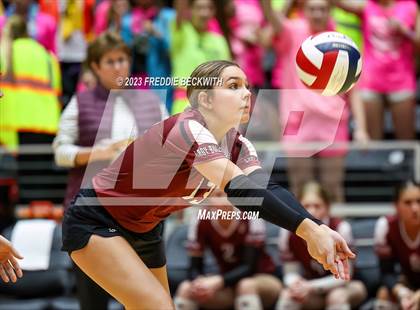 Thumbnail 2 in Crawford vs. Iola (UIL 2A Volleyball Final) photogallery.