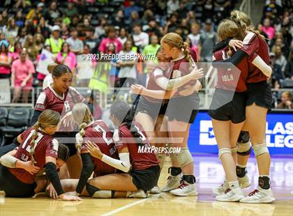 Thumbnail 2 in Crawford vs. Iola (UIL 2A Volleyball Final) photogallery.