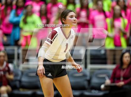 Thumbnail 2 in Crawford vs. Iola (UIL 2A Volleyball Final) photogallery.