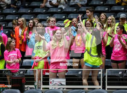 Thumbnail 3 in Crawford vs. Iola (UIL 2A Volleyball Final) photogallery.