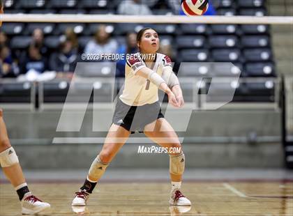 Thumbnail 1 in Crawford vs. Iola (UIL 2A Volleyball Final) photogallery.