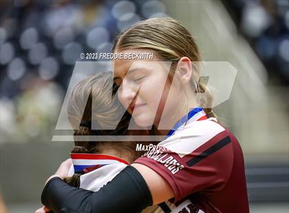 Thumbnail 3 in Crawford vs. Iola (UIL 2A Volleyball Final) photogallery.