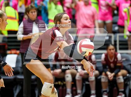 Thumbnail 3 in Crawford vs. Iola (UIL 2A Volleyball Final) photogallery.