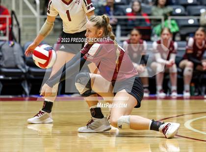 Thumbnail 1 in Crawford vs. Iola (UIL 2A Volleyball Final) photogallery.