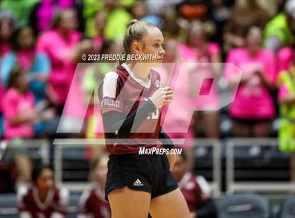 Thumbnail 1 in Crawford vs. Iola (UIL 2A Volleyball Final) photogallery.