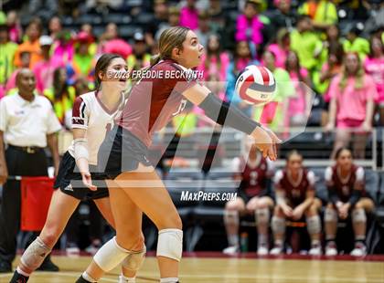 Thumbnail 3 in Crawford vs. Iola (UIL 2A Volleyball Final) photogallery.