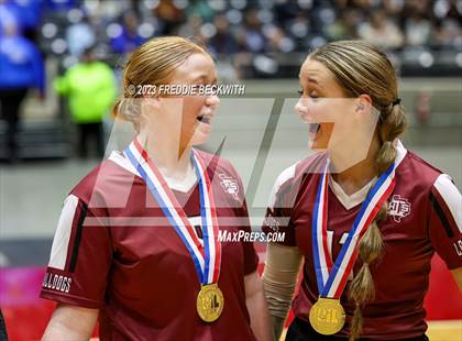 Thumbnail 3 in Crawford vs. Iola (UIL 2A Volleyball Final) photogallery.