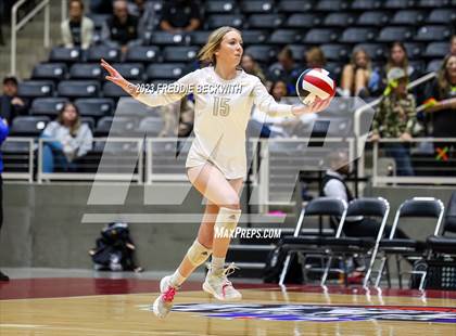 Thumbnail 1 in Crawford vs. Iola (UIL 2A Volleyball Final) photogallery.