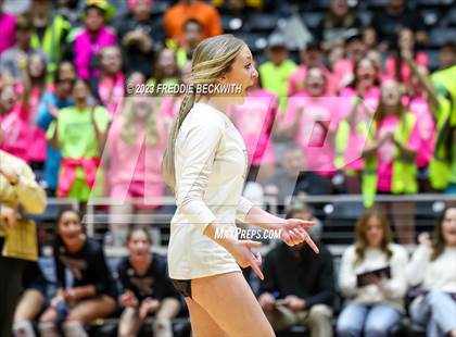 Thumbnail 2 in Crawford vs. Iola (UIL 2A Volleyball Final) photogallery.