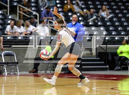 Thumbnail 2 in Crawford vs. Iola (UIL 2A Volleyball Final) photogallery.