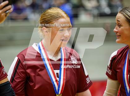 Thumbnail 1 in Crawford vs. Iola (UIL 2A Volleyball Final) photogallery.