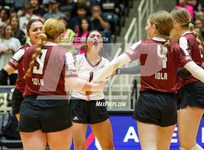 Thumbnail 1 in Crawford vs. Iola (UIL 2A Volleyball Final) photogallery.