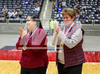 Thumbnail 1 in Crawford vs. Iola (UIL 2A Volleyball Final) photogallery.