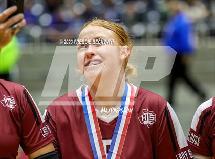 Thumbnail 3 in Crawford vs. Iola (UIL 2A Volleyball Final) photogallery.