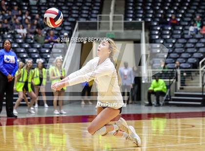 Thumbnail 1 in Crawford vs. Iola (UIL 2A Volleyball Final) photogallery.
