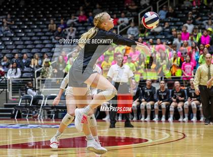 Thumbnail 2 in Crawford vs. Iola (UIL 2A Volleyball Final) photogallery.
